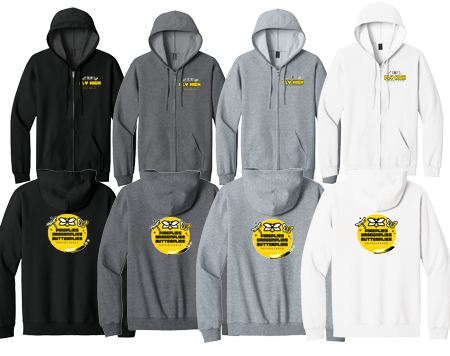 aSoftstyle® Adult Full Zip Hooded Sweatshirt SF600 FANLOGO