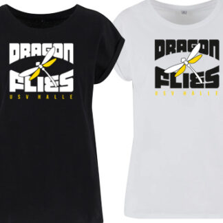 Ladies Extended Shoulder Tee NM007 DRAGONFLIES KOM