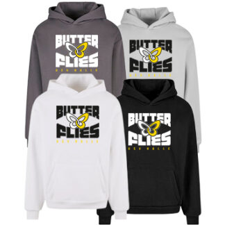 1Hoodie FLUFFY NM 011 BUTTERFLIES KOM