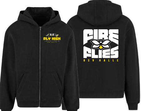 Oversized Zip Hoody BY316 FIREFLIES KOM