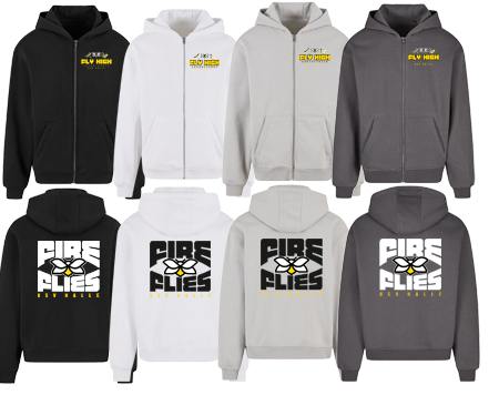 Oversized Zip Hoody NM013 FIREFLIES KOM