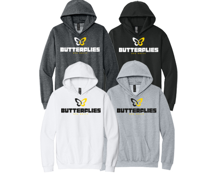 Softstyle®Youth Hoodie SF500B BUTTERFLIES LANG