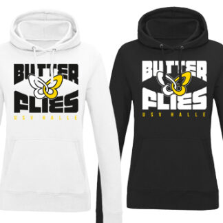 DAMEN HOODIE  JH001F BUTTERFLIES KOM