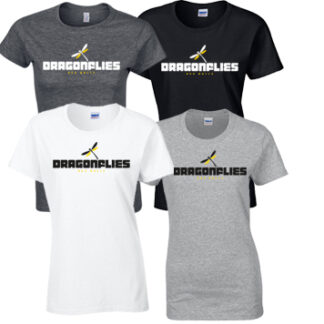 1GILDAN DAMEN  T-SHIRT DRAGONFLIES LANG