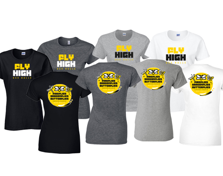 1GILDAN DAMEN T-SHIRT FANLOGO