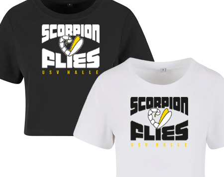 Ladies Cropped Tee NM006 SCORPIONFLIES KOM
