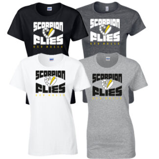 1GILDAN DAMEN T-SHIRT SCORPIONFLIES KOM