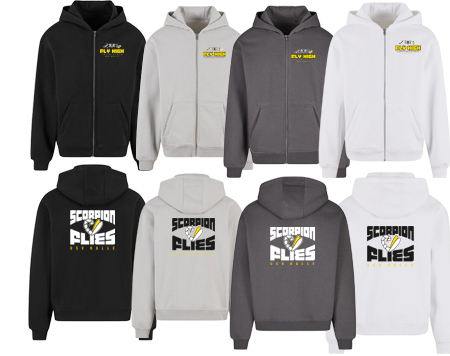 Oversized Zip Hoody NM013 SCORPIONFLIES KOM – Bild 2