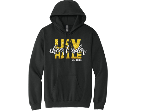 1Softstyle® Midweight Sweat Adult Hoodie SF500 GLITZER