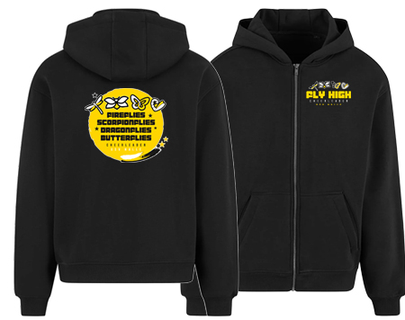 Oversized Zip Hoody NM013 FANLOGO